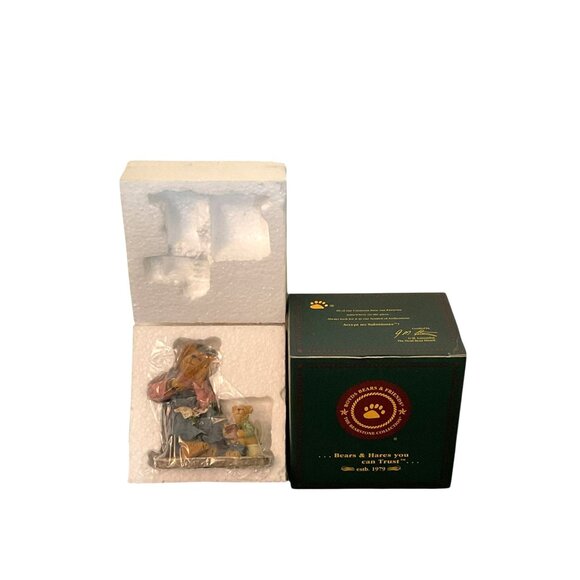 Boyds Bears & Friends Momma With Taylor Resin Figurine In Original Box - Picture 10 of 14